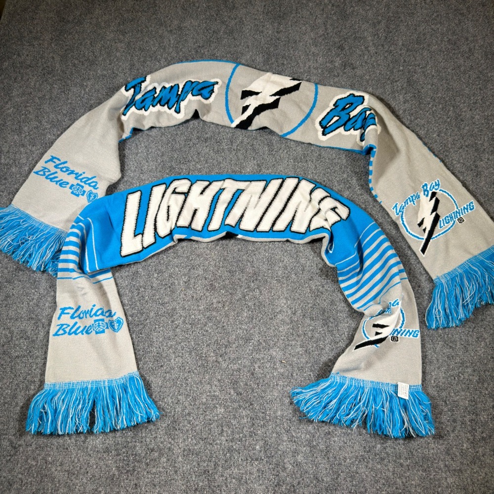 Tampa Bay Lightning Scarves Lot of 2 NHL